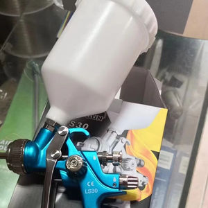 Pistola pulverizadora eléctrica de polietileno <span class=keywords><strong>para</strong></span> manchas de 600ML de acabado automotriz profesional 1,3 1,4 1,7 2,0mm <span class=keywords><strong>pintura</strong></span> de revestimiento Hvlp neumática de aire - Product Image 1