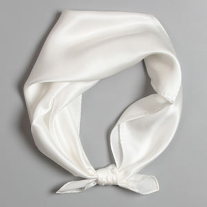 Sciarpa in <span class=keywords><strong>Seta</strong></span> Bianca per Pittura, 100% <span class=keywords><strong>Seta</strong></span>, Sciarpa Neutra in <span class=keywords><strong>Seta</strong></span>, <span class=keywords><strong>Foulard</strong></span> in <span class=keywords><strong>Seta</strong></span> - Product Image 5