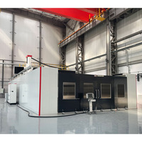 Centre d'usinage CNC à portique 5 axes série SPACE haute précision, robuste, automatique, capacité de 24 outils