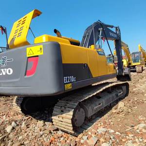Maquinaria de Construcción Usada, Excavadora Hidráulica Volvo EC210 de 21 Toneladas, Excavadora de Segunda Mano para Trabajos de Movimiento de Tierras - Product Image 3