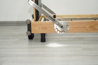 Máquina de Pilates Reformer Profesional, Plegable, de Madera, para Estudio y Ejercicio en Casa