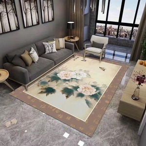 Tapis de luxe avec fiori imprime traditionnel dans <span class=keywords><strong>le</strong></span> salon, <span class=keywords><strong>hotel</strong></span> familial, decorazione esthetique de la maison - Product Image 1