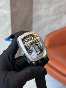 Montre mécanique pour homme de qualité supérieure avec boîtier en alliage et mouvement automatique à tourbillon - Product Image 2