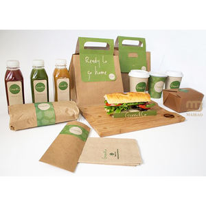 Boîte d'emballage alimentaire légère jetable écologique pour plats à emporter salade personnalisée fruits sushi repas léger Bentos déjeuner-récipient alimentaire - Product Image 2