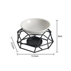 Nouveau diffuseur de parfum en métal noir et blanc en forme de <span class=keywords><strong>nid</strong></span> <span class=keywords><strong>d</strong></span>'oiseau pour <span class=keywords><strong>d</strong></span>écoration <span class=keywords><strong>d</strong></span>'intérieur, porte-bougie chauffe-cire et brûleur <span class=keywords><strong>d</strong></span>'huiles essentielles - Product Image 6