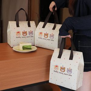 Disposable Heat Preservation Composite Material Take-out Packaging for Dessert Cake Insulated Cooler Bags - Product Image 1