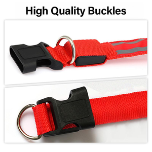 Electronic Pet LED <b>Dog</b> <b>Collar</b> Adjustable Flash Recharge Pet <b>Collars</b> Reflective LED <b>Collars</b> for <b>Dogs</b> Night Anti-Lost <b>Dog</b> Products - Product Image 2