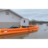 Barrière remplie d'eau gonflable démontable d'inondation pour l'usage à la maison pour le contrôle de l'eau