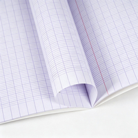 Cuaderno de ejercicios cosido a mano con rayas francesas, cuaderno escolar con cubierta suave impresa a todo color