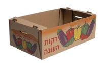 Carton ondulé de fruits légumes en papier personnalisé Boîte d'emballage pour tomate pomme banane