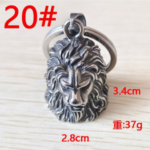 Pendentif porte-clés cloche de protection pour moto, motif Aigle, Ailes d'ange, Vierge Marie, amulette pour homme, bijou d'exorcisme, porte-bonheur en route - Product Image 1