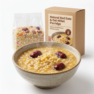 Congee Mix de Granos Mixtos de <span class=keywords><strong>Avena</strong></span>, Dátil Rojo y Mijo de Marca Privada Premium, Nutritivo y Adelgazante - Product Image 3