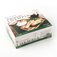 Boîte en papier kraft pliable pour gâteaux, biscuits, pain, pâtisseries, beignets, macarons, avec logo personnalisé, écologique, de qualité alimentaire, avec laminage mat