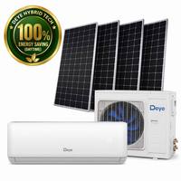 Aire Acondicionado Solar Híbrido AC/DC de Alta Eficiencia 12000 BTU DGWG2-ACDC-12K, Sistema de Aire Acondicionado Solar Fuera de la Red con Soporte para Batería, EER 12.2 COP