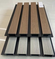 Valla Moderna para Exteriores de WPC de Segunda Generación, Coextruida, Impermeable, Resistente a la Corrosión, Resistente a los Rayos UV, Ignífuga, para el Hogar