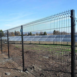 Valla de PVC Galvanizado <span class=keywords><strong>con</strong></span> Marco de Hierro de 6 Pies, Revestimiento en Polvo, <span class=keywords><strong>Malla</strong></span> de Alambre de Acero Soldada Curvada en 3D, Fácil de Montar, Modelado 3D - Product Image 1