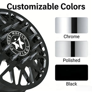 Cerchi in Lega Forgiata Compatibili con GMC JTX RAM Silverado 3500, 8x165.1 8x170 8x180 8x200 8x210, 22 24 26 28 30 Pollici, Ruote Doppie - Product Image 1