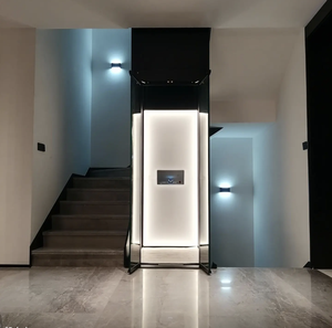 Ascenseur domestique à traction sans engrenage avec armoire compacte, silencieux, pour <span class=keywords><strong>maison</strong></span> duplex - Product Image 5