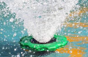 Bomba de Agua Sumergible Flotante con Oxígeno Serie <span class=keywords><strong>COP</strong></span> para Estanques de Peces Koi de Jardín, Fuente Flotante Automática - Product Image 5