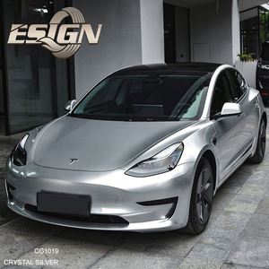 CG1019 cristal plata TPH PPF envoltura de vehículo pegatinas de vinilo autocuración antiarañazos a prueba de rayos UV PVC protección de pintura corporal - Product Image 2