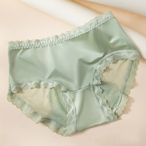 Mutandine da <span class=keywords><strong>Donna</strong></span> Sexy e Seducenti, Design a Vita Media, con Fiocco Dolce in Pizzo, Taglie Forti, Intimo Senza Cuciture - Product Image 6