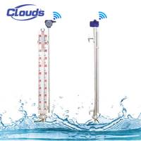 Jauge de niveau magnétique sans fil Clouds, haute température 280 ℃   Remplacement du regard de visée du tambour de chaudière à vapeur