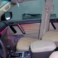 Kit d'éclairage d'ambiance pour voiture, 64 couleurs RGB LED, effet écailles de dragon, pour Toyota Prado 2011-2021, éclairage d'ambiance du toit de la voiture, éclairage d'ambiance des portes de la voiture