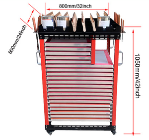 20 lớp màn hình in ấn khô giá Màn hình in ấn khung khô kệ xe đẩy - Product Image 1