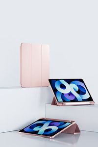 Nueva Funda de Cuero PU con Diseño Simple Trifold de 10.ª Generación, con Soporte y Carcasa Rígida para Tablet de 10.9 Pulgadas, Compatible con <span class=keywords><strong>iPad</strong></span> 10/10.9 <span class=keywords><strong>2022</strong></span> - Product Image 2