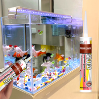 Scellant silicone acétique, silicone acide, adhérence sans apprêt pour grands murs-rideaux en verre, murs-rideaux en panneaux aluminium-plastique