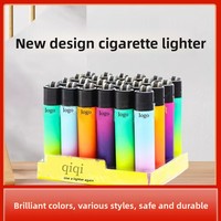 Briquets classiques à silex très demandés, personnalisables avec logo, pour cuisine et cigarettes, minces, en gros, grande taille