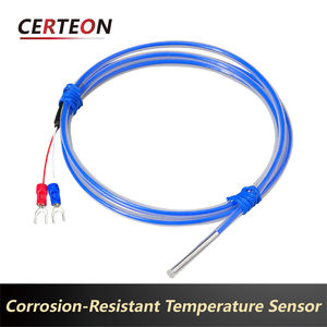 خزان طلاء كهربائي كابل قابل للتعديل 1-5م مقاوم للأحماض والقلويات بطبقة تفلون نوع K <span class=keywords><strong>Pt100</strong></span> مسبار درجة الحرارة - Product Image 3