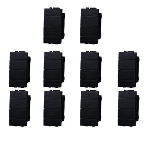 Interruptor de doble pulsador Gloca 10A 250V 1NO1NC con terminal de tornillo, de plástico, IP40, para la serie Living - Product Image 1