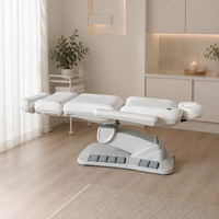 Cama de Belleza Eléctrica de 4 Motores, Amplio Rango de Inclinación, Base Metálica Reforzada, Carga de 200 kg, Altura Ajustable, para Clínica Dental y Estética
