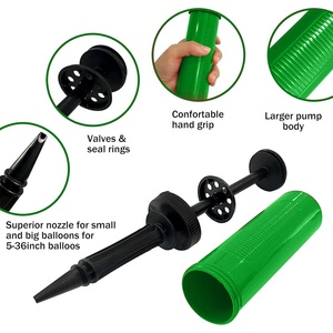 Pompe à ballons manuelle portable, double <span class=keywords><strong>action</strong></span>, pour gonfler les ballons, pompe à main pour ballons, gonfleur de ballons pour fête - Product Image 2
