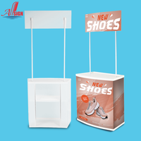 Table de promotion pliable portable imprimée sur mesure pour l'échantillonnage Présentoirs de comptoir pour les salons de vente au détail et les expositions d'événements