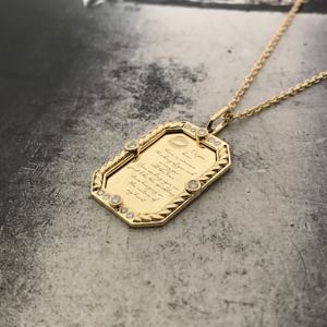 025, Модный кулон из золота 9 карат 10 карат 14 карат 18 карат, кулон для детской марки, ожерелье из настоящего золота, персонализированные украшения на заказ - Product Image 6