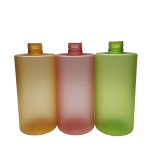 500ml PET Plastic Lotion Bottle Custom Skincare Container Fancy Packaging Luxury Lotion Bottle With Pump