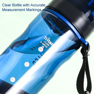Respetuoso del medio ambiente libre de bpa de logotipo personalizado de los deportes de plástico beber botella de agua - Product Image 6