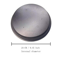 Sistem Piezo Drum Snare Tom Elektronik ABS 10 Inch 6-Trigger Dual Zone Trigger Plate Set Kit untuk Drum Akustik ke Elektrik