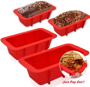 High Quality <b>Silicone</b> <b>Baking</b> Cake Mold Nonstick <b>Silicone</b> Bread Loaf Toast <b>Baking</b> Dishes Pan for Handmade Cakes Breads - Product Image 1