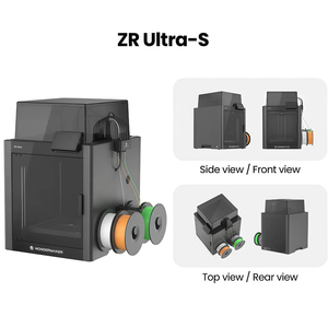 เครื่องพิมพ์สามมิติอัตโนมัติ WonderMaker ZR ultra S รุ่นใหม่ รองรับ PLA พิมพ์หลายสี เปลี่ยนสีได้รวดเร็ว ขนาดการพิมพ์ 300x270x290 มม. ปรับระดับอัตโนมัติ - Product Image 5