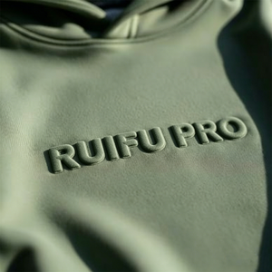 Sweat-shirt personnalisé gaufré de haute qualité, sweats à capuche surdimensionnés blancs vierges pour hommes, sweats à capuche gaufrés pour hommes, sweats à capuche unis à impression en relief - Product Image 1