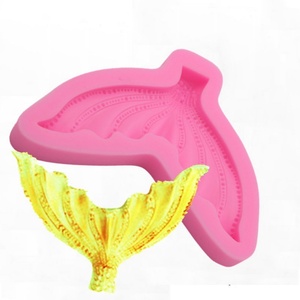 Molde de silicona epoxi con forma de cola de sirena para bricolaje, herramientas para colgantes, accesorios de joyería, moldes para decoración de teléfonos móviles, molde para pastel de chocolate - Product Image 5