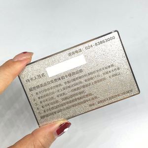 Cartes de visite professionnelles en acier inoxydable gravées sur mesure de haute qualité avec logo et code QR - Product Image 5