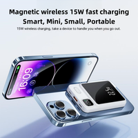 Portátil magnético Mini Pd22.5w Qc3.0 10000mAh Powerbank inalámbrico 15W cargador rápido 5000mAh banco de energía para Iphone 17 16 15