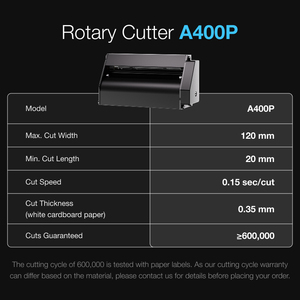 طابعة ملصقات حرارية صناعية POSTEK OX Series بدقة 203 نقطة في البوصة للملصقات فائقة الصغر مع قاطع عالي السرعة A400P - Product Image 3
