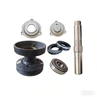 Pièces de rouleau de récolteuse Starlight 7888/988 : Arbre à fil intérieur avec couvercle d'extrémité en acier moulé – Neuf