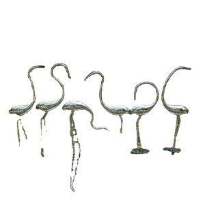 Garten- und Teichdekoration: Polierte Edelstahl 3D-Vogelskulptur nach Maß - Product Image 1