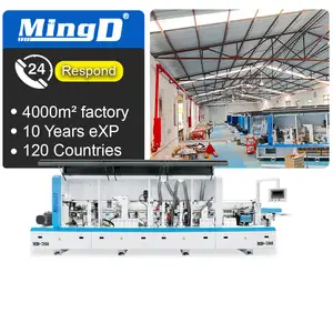 MINGD MD-708 panneaux de particules faisant la machine mélamine plaques faisant la machine bande bord plaqueuse pour msg